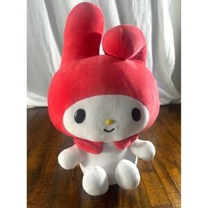 Sanrio Helly Kitty Universal Studios My Melody Large 16" Red Plush Bunny Ears